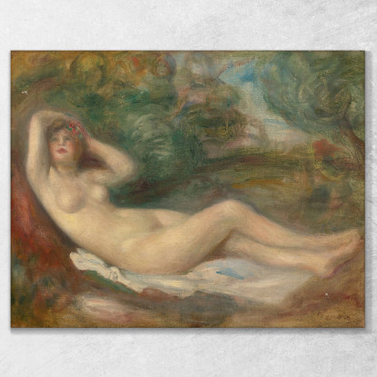 Studio Nudo Pierre-Auguste Renoir par535 quadro stampato su tela