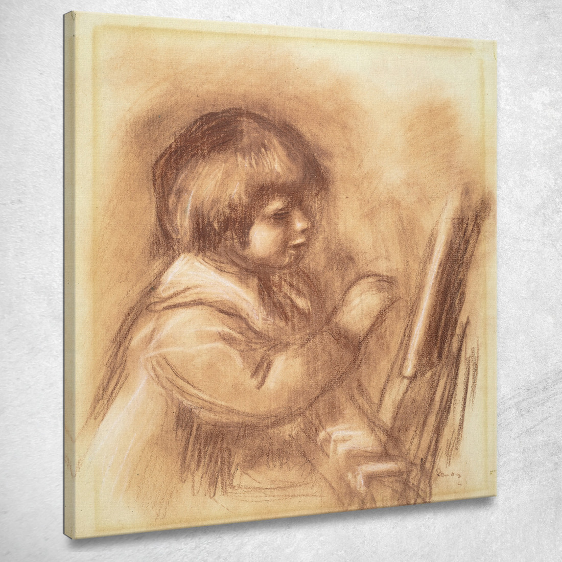 Il Figlio Dell'Artista Claude Pierre-Auguste Renoir par537 quadro stampato su tela Il Figlio Dell'Artista Claude Pierre-Auguste Renoir par537 quadro stampato su tela