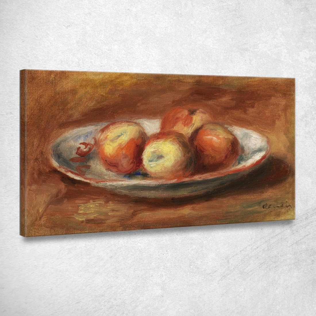 Mele Pierre-Auguste Renoir par542 quadro stampato su tela Mele Pierre-Auguste Renoir par542 quadro stampato su tela