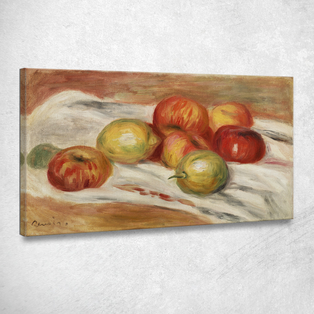 Mele Arancia E Limone Pierre-Auguste Renoir par544 quadro stampato su tela Mele Arancia E Limone Pierre-Auguste Renoir par544 quadro stampato su tela
