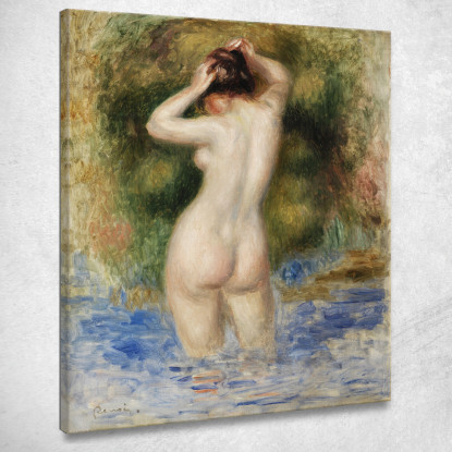 Bagnante Pierre-Auguste Renoir par545 quadro stampato su tela