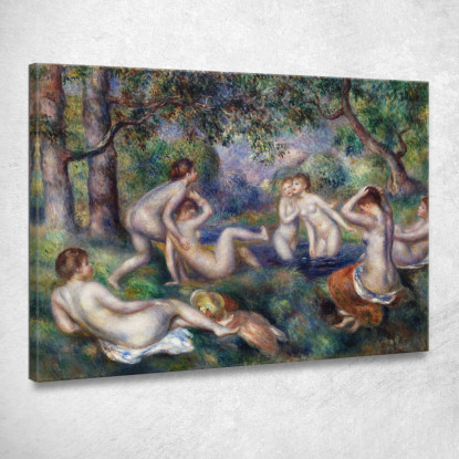 Bagnanti Nella Foresta Pierre-Auguste Renoir par550 quadro stampato su tela