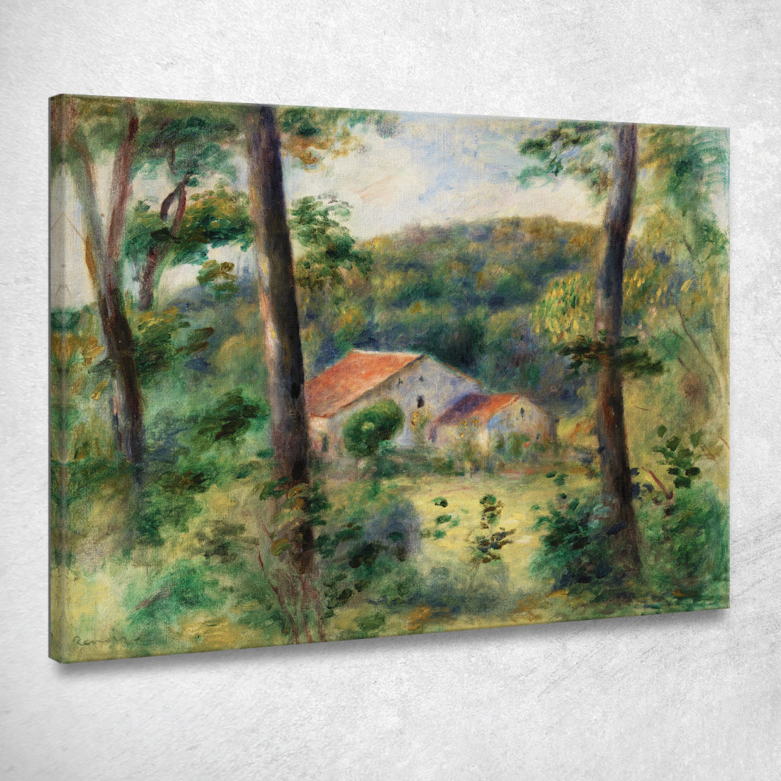 Dintorni Di Briey Pierre-Auguste Renoir par562 quadro stampato su tela Dintorni Di Briey Pierre-Auguste Renoir par562 quadro stampato su tela