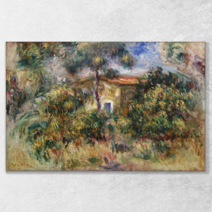 Agriturismo Pierre-Auguste Renoir par563 quadro stampato su tela