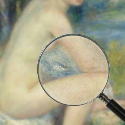 Donna Nuda In Un Paesaggio Pierre-Auguste Renoir par564 quadro stampato su tela