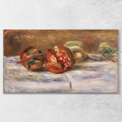 Granate Di Melograni 1910 Pierre-Auguste Renoir par594 quadro stampato su tela