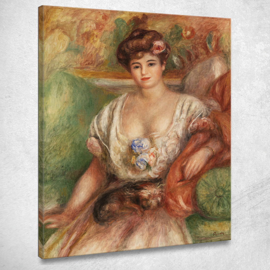 Ritratto Di Misia Sert Pierre-Auguste Renoir par597 quadro stampato su tela Ritratto Di Misia Sert Pierre-Auguste Renoir par597 quadro stampato su tela