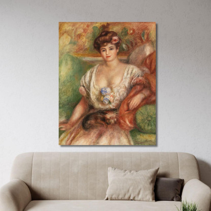 Ritratto Di Misia Sert Pierre-Auguste Renoir par597 quadro stampato su tela