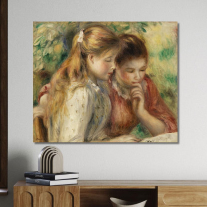 Lettura Pierre-Auguste Renoir par598 quadro stampato su tela