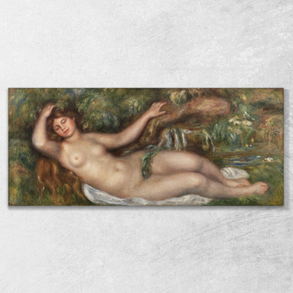 Nudo Sdraiato Pierre-Auguste Renoir par599 quadro stampato su tela