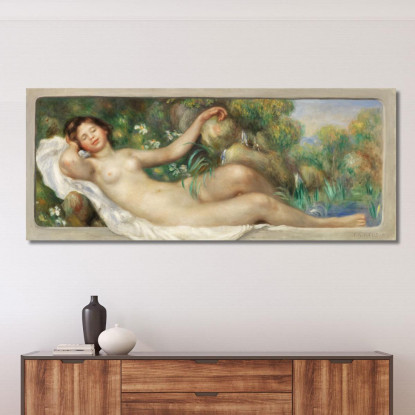 Nudo Sdraiato Pierre-Auguste Renoir par600 quadro stampato su tela