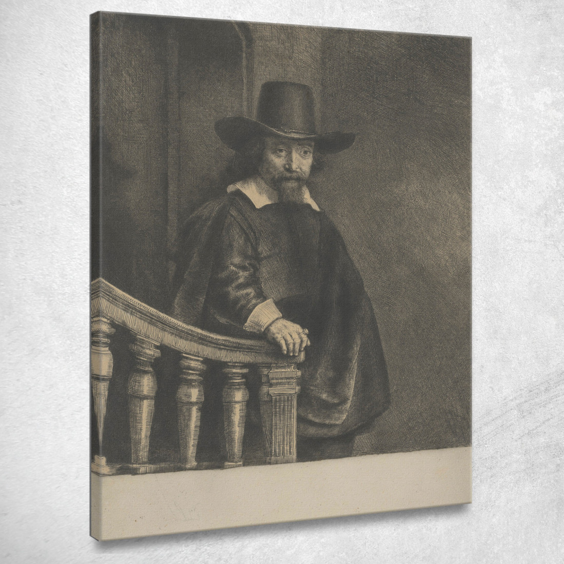 Ephraim Bonus Medico Ebreo Rembrandt van Rijn rvr53 quadro stampato su tela Ephraim Bonus Medico Ebreo Rembrandt van Rijn rvr53 quadro stampato su tela
