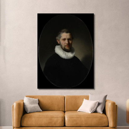 Ritratto D'Uomo 2 Rembrandt van Rijn rvr125 quadro stampato su tela