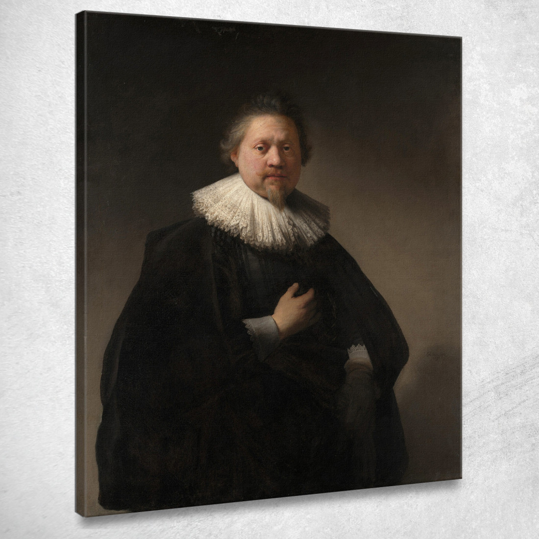 Ritratto Di Un Uomo Rembrandt van Rijn rvr130 quadro stampato su tela Ritratto Di Un Uomo Rembrandt van Rijn rvr130 quadro stampato su tela