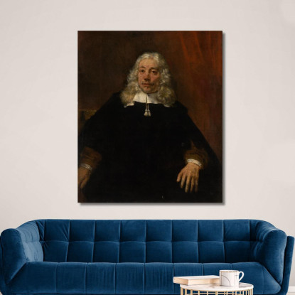 Ritratto Di Un Uomo Dai Capelli Bianchi Rembrandt van Rijn rvr131 quadro stampato su tela