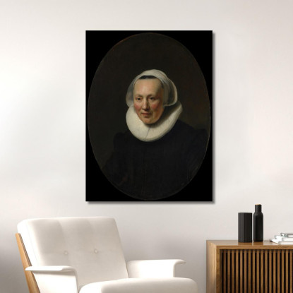 Ritratto Di Donna 2 Rembrandt van Rijn rvr132 quadro stampato su tela