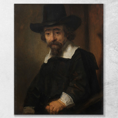 Ritratto Di Efraim Bueno Rembrandt van Rijn rvr140 quadro stampato su tela