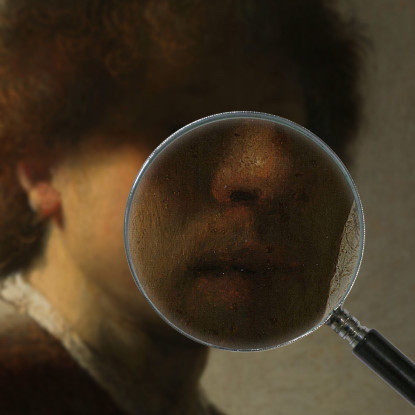 Autoritratto Rembrandt Van Rijn Rembrandt van Rijn rvr183 quadro stampato su tela
