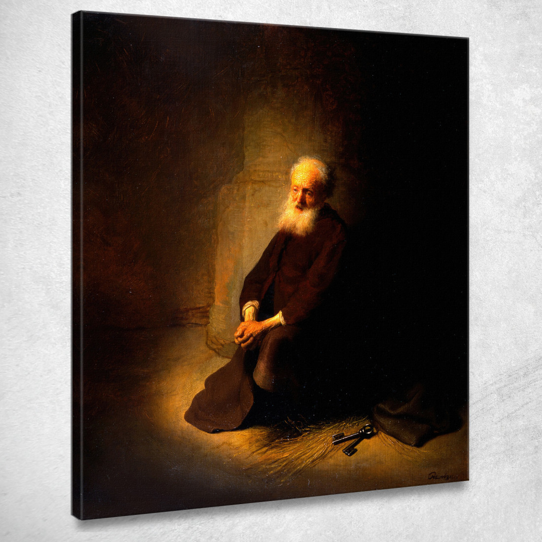 San Pietro In Carcere Rembrandt van Rijn rvr192 quadro stampato su tela San Pietro In Carcere Rembrandt van Rijn rvr192 quadro stampato su tela