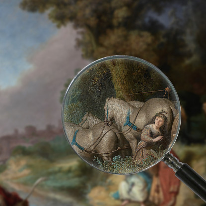Il Rapimento Di Europa Rembrandt van Rijn rvr198 quadro stampato su tela