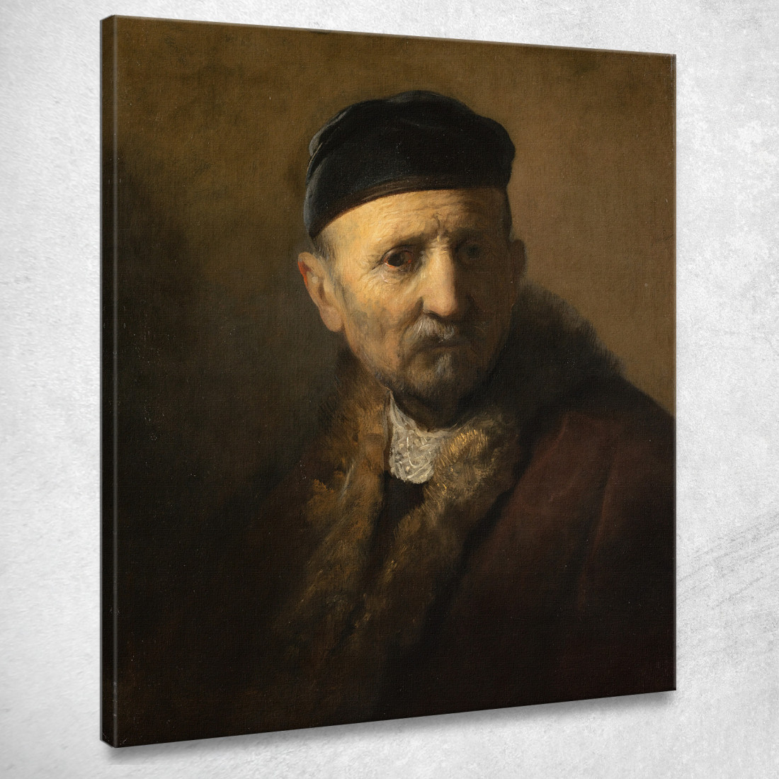 Tronie Di Un Vecchio Rembrandt van Rijn rvr264 quadro stampato su tela Tronie Di Un Vecchio Rembrandt van Rijn rvr264 quadro stampato su tela