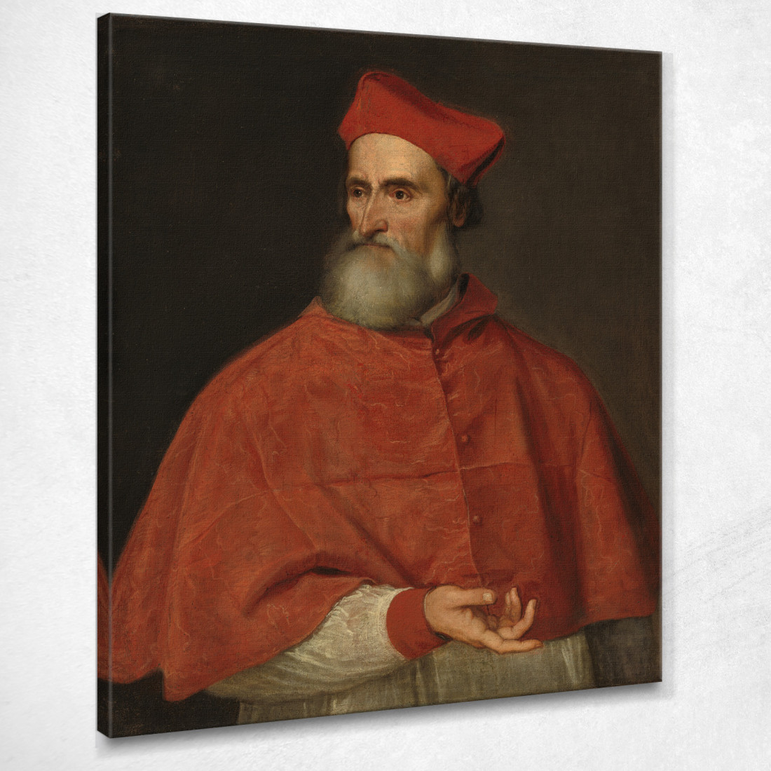 Cardinal Pietro Bembo Titian Tiziano Vecellio ttn12 quadro stampato su tela Cardinal Pietro Bembo Titian Tiziano Vecellio ttn12 quadro stampato su tela