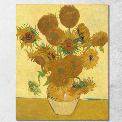 Girasoli Vincent van Gogh vvg1 quadro stampato su tela