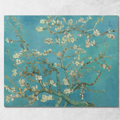 Fiori Di Mandorlo Vincent van Gogh vvg16 quadro stampato su tela