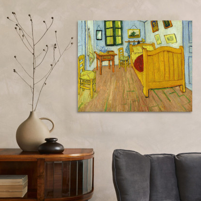 La Camera Da Letto Ad Arles Vincent van Gogh vvg23 quadro stampato su tela