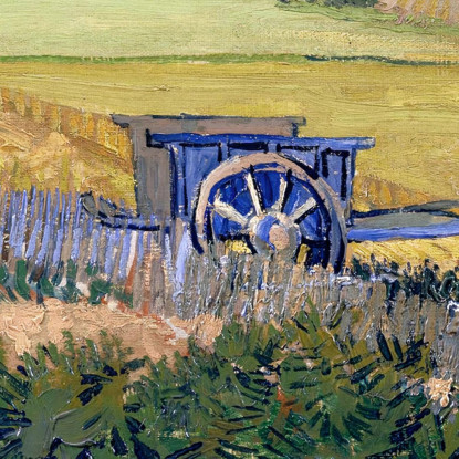 Il Raccolto Vincent van Gogh vvg28 quadro stampato su tela