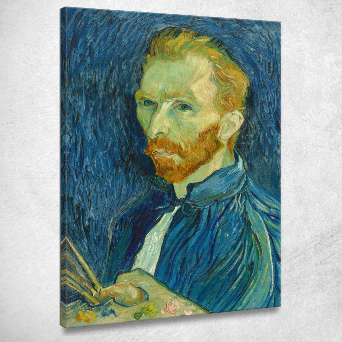 Autoritratto 1989 Vincent van Gogh vvg41 quadro stampato su tela Autoritratto 1989 Vincent van Gogh vvg41 quadro stampato su tela
