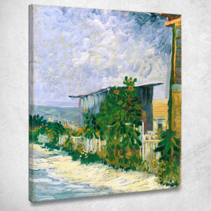 Rifugio A Montmartre Vincent van Gogh vvg60 quadro stampato su tela