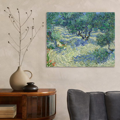 Frutteto Di Ulivi Vincent van Gogh vvg67 quadro stampato su tela