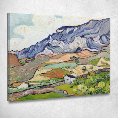 Le Alpi Vincent van Gogh vvg84 quadro stampato su tela