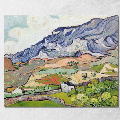 Le Alpi Vincent van Gogh vvg84 quadro stampato su tela