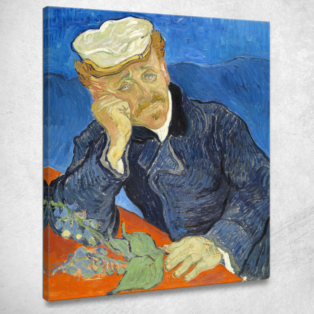 Ritratto Del Dottor Gachet Vincent van Gogh vvg94 quadro stampato su tela Ritratto Del Dottor Gachet Vincent van Gogh vvg94 quadro stampato su tela