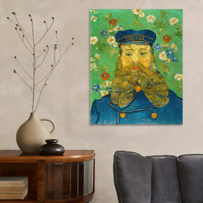 Ritratto Di Giuseppe Roulin Vincent van Gogh vvg155 quadro stampato su tela