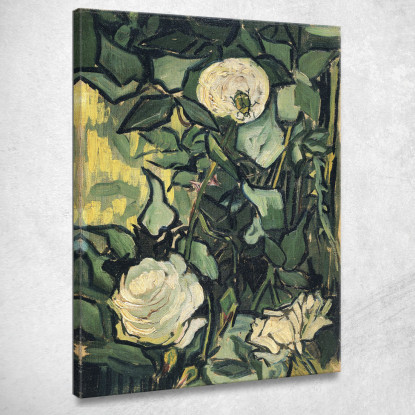 Rose Selvatiche E Insetti Vincent van Gogh vvg158 quadro stampato su tela