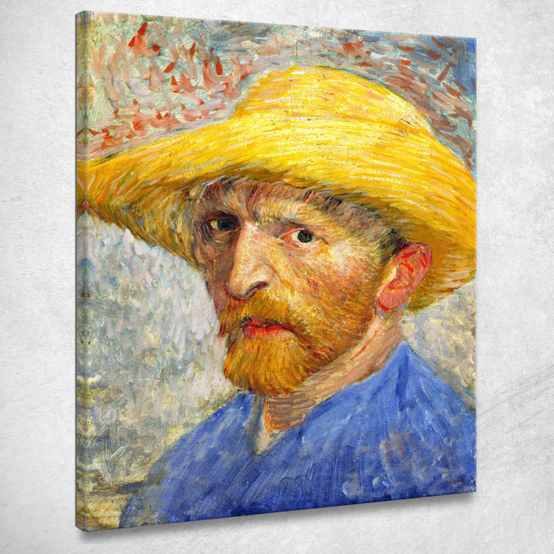 Auto Ritratto Vincent van Gogh vvg160 quadro stampato su tela Auto Ritratto Vincent van Gogh vvg160 quadro stampato su tela