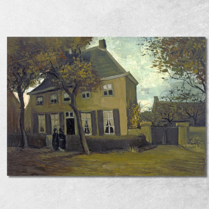 La Canonica Di Nuenen Vincent van Gogh vvg177 quadro stampato su tela