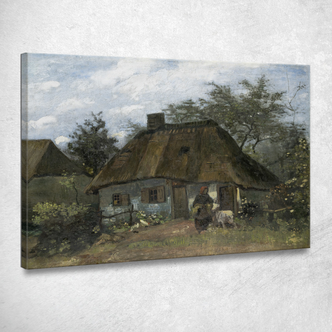 Agriturismo A Nuenen Vincent van Gogh vvg211 quadro stampato su tela