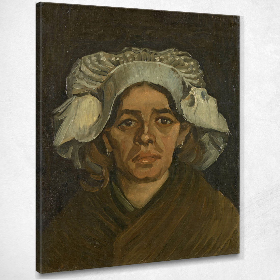 Testa Di Donna 3 Vincent van Gogh vvg223 quadro stampato su tela Testa Di Donna 3 Vincent van Gogh vvg223 quadro stampato su tela