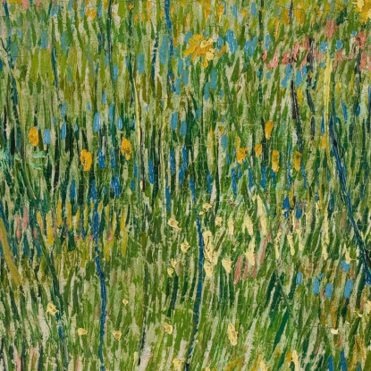 Pezza D'Erba Vincent van Gogh vvg253 quadro stampato su tela