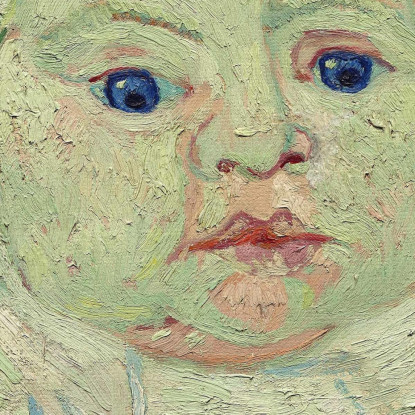 Il Bambino Di Roulin Vincent van Gogh vvg269 quadro stampato su tela