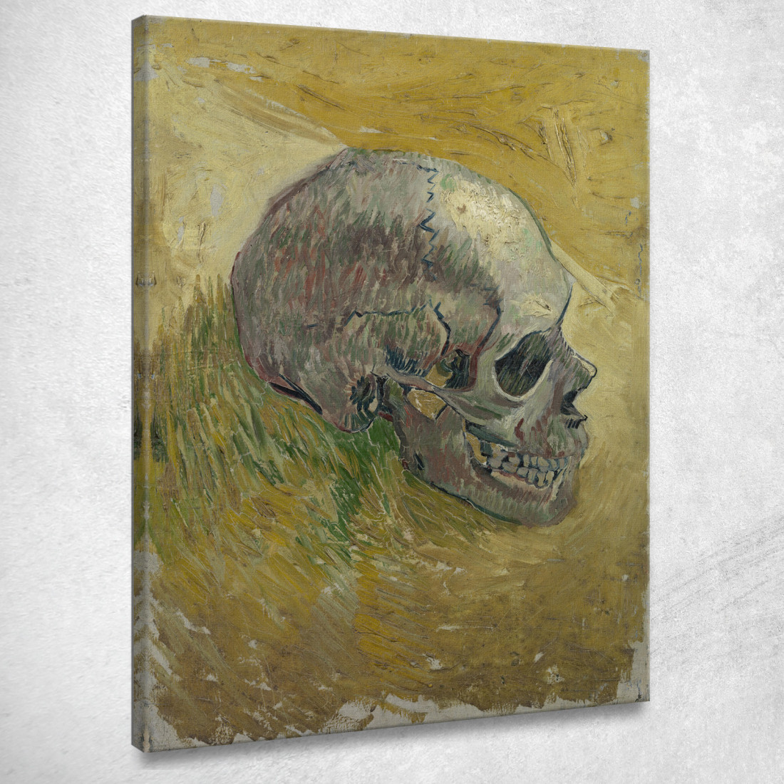 Cranio Vincent van Gogh vvg273 quadro stampato su tela Cranio Vincent van Gogh vvg273 quadro stampato su tela