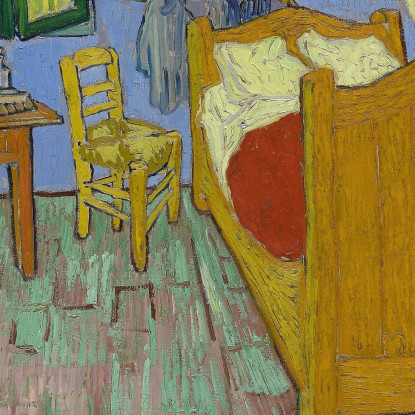 La Camera Da Letto Vincent van Gogh vvg282 quadro stampato su tela