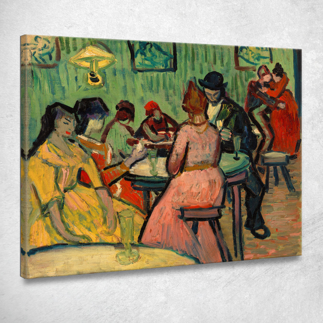 Il Bordello Le Lupanar Vincent van Gogh vvg283 quadro stampato su tela Il Bordello Le Lupanar Vincent van Gogh vvg283 quadro stampato su tela