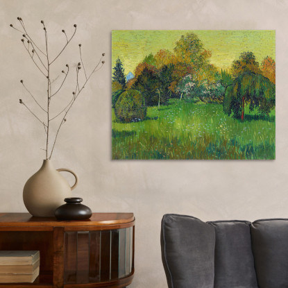 Il Giardino Del Poeta Vincent van Gogh vvg291 quadro stampato su tela