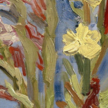 Vaso Con Gladioli E Astri Cinesi Vincent van Gogh vvg309 quadro stampato su tela