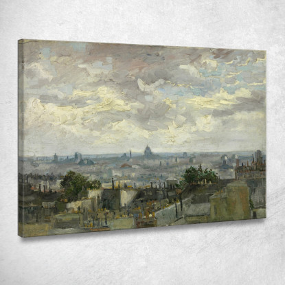 Veduta Di Parigi Vincent van Gogh vvg313 quadro stampato su tela